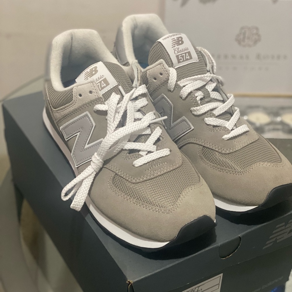 New Balance Men's 574 Casual Shoes, Grey, 11.5